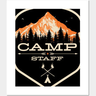 Camp Counselor design - Camp Staff print product Posters and Art